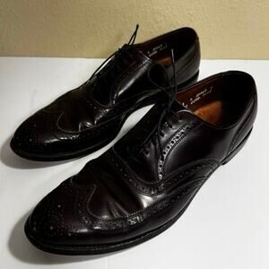 Allen Edmonds Men's Lloyd Brown Oxford Wingtip Dress Shoes - Size 13